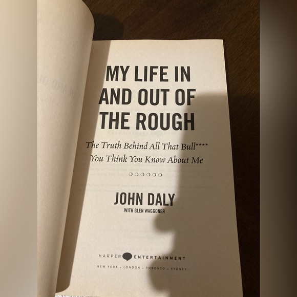 My life in and out of the rough John Daly with Glenn Waggoner softback book - Picture 7 of 13